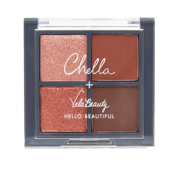 Brand New Mini chella + velabeauty blushing rose eyeshadow palette - Picture 4 of 11